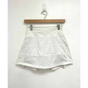 Lululemon Pace Rival Skirt (Tall) Pleated Mini Tennis Stretch Skort Pockets - 0
